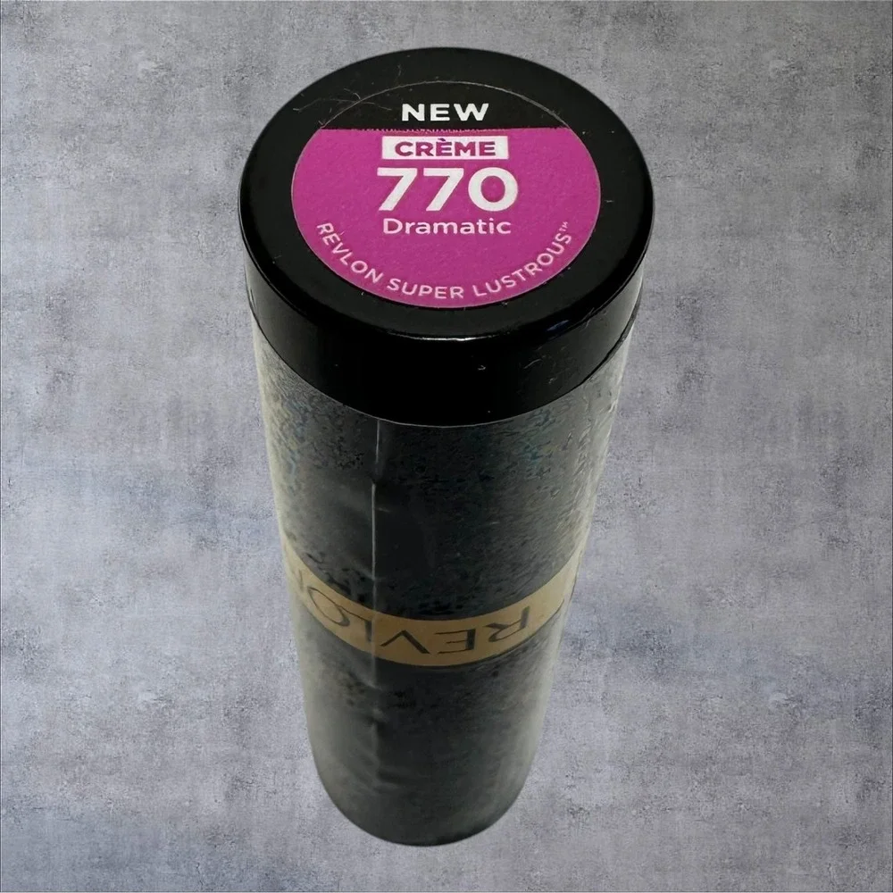 Revlon Super Lustrous Lipstick 0.15oz 770 Dramatic Pink New Sealed Creme Finish